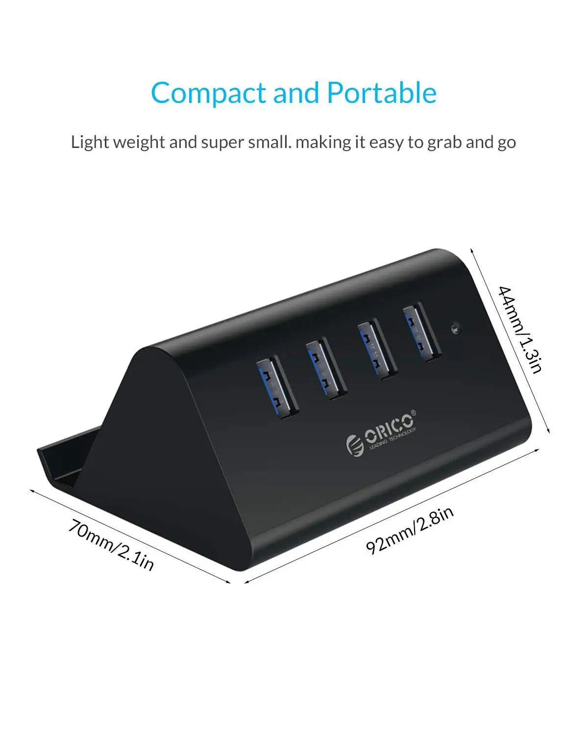 ORICO 5Gbps High Speed Mini 4 ports USB3.0 HUB