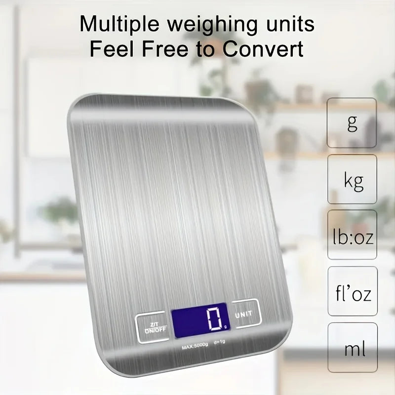 5kg/10kg Stainless Steel Electronic Scale Kitchen