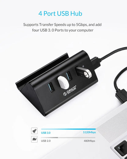 ORICO 5Gbps High Speed Mini 4 ports USB3.0 HUB